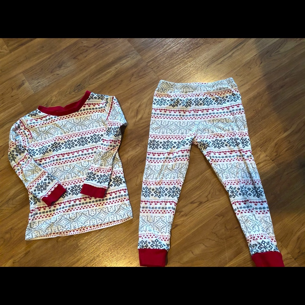 Burts Bees toddler 3T Holiday pjs